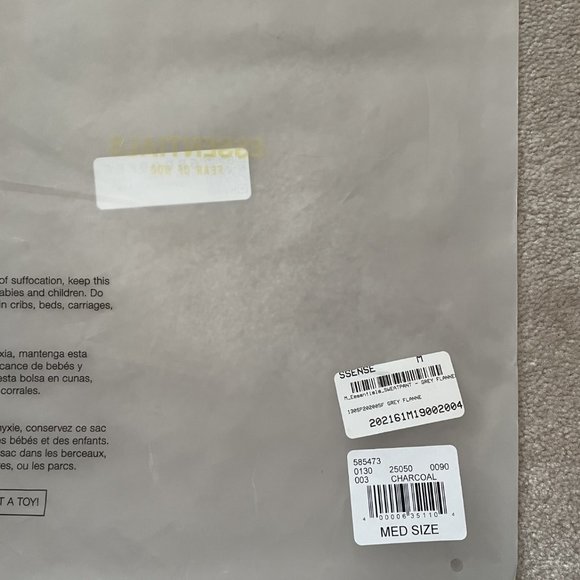 RARE Fear of God Essentials Sweatpants (SS20) Gray Flannel/Charcoal - Picture 5 of 5